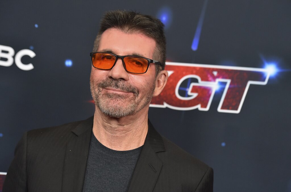 Simon Cowell arrives at the "America's Got Talent" Season 18 finale on Wednesday, Sept. 27, 2023, at Hotel Dena in Pasadena, Calif. (Photo by Jordan Strauss/Invision/AP)