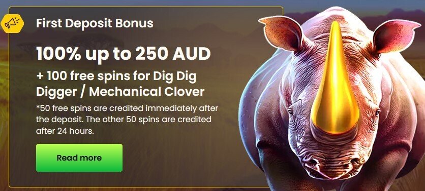 Bizzo first deposit bonus